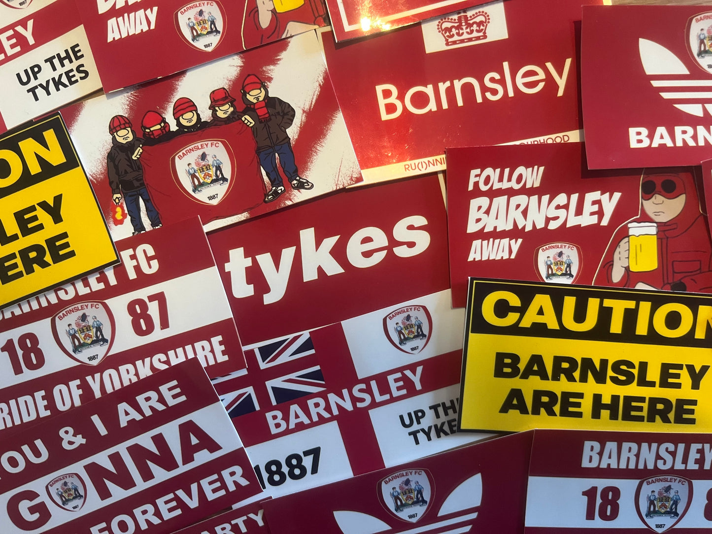 Mixed Barnsley Sticker Pack