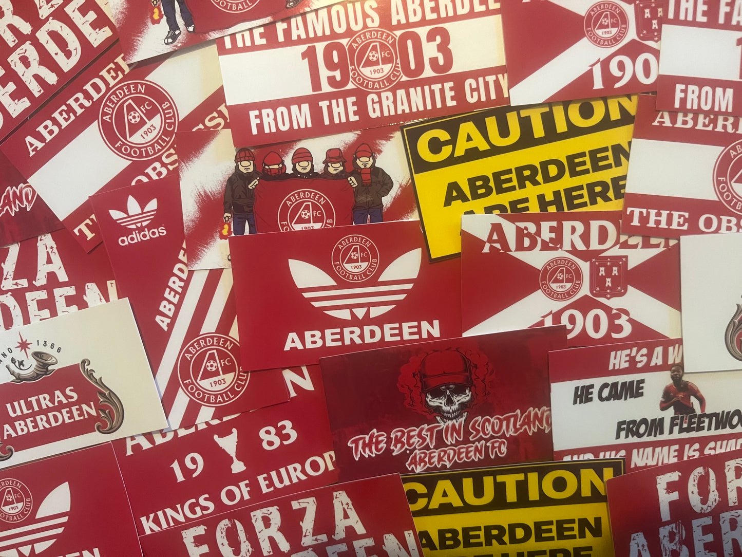 Mixed Aberdeen Sticker Pack