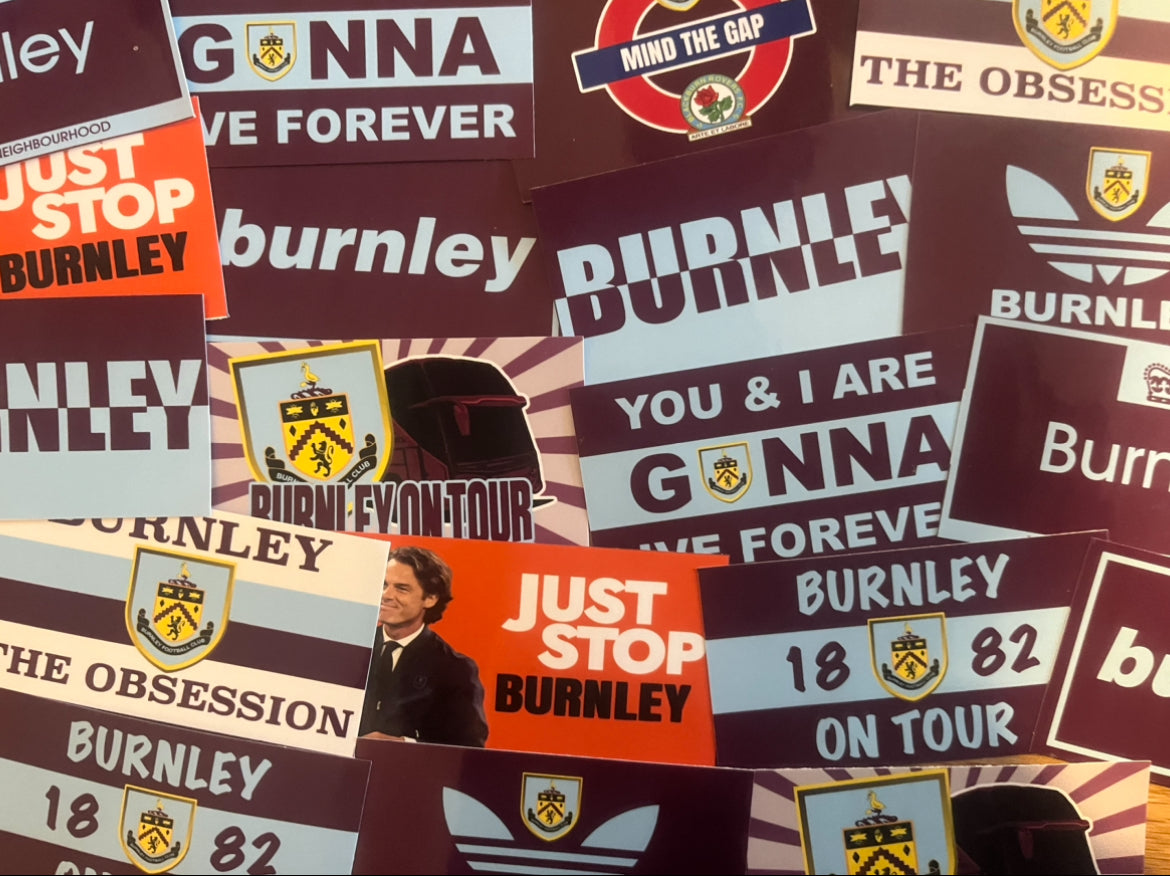 Mixed Burnley Sticker Pack