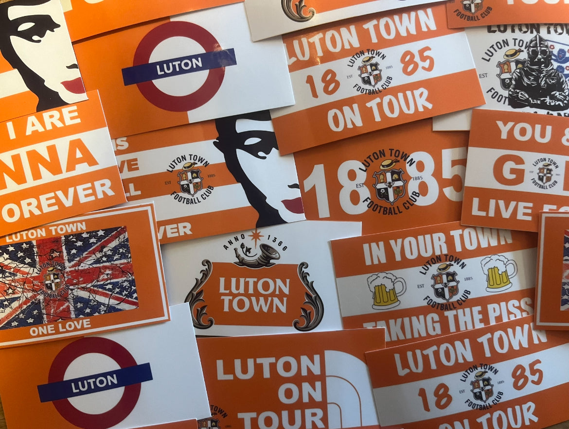 Mixed Luton Town Sticker Pack