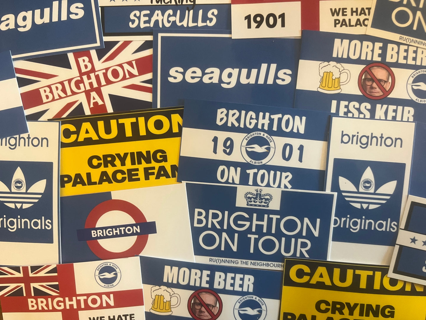 Mixed Brighton & Hove Albion Sticker Pack
