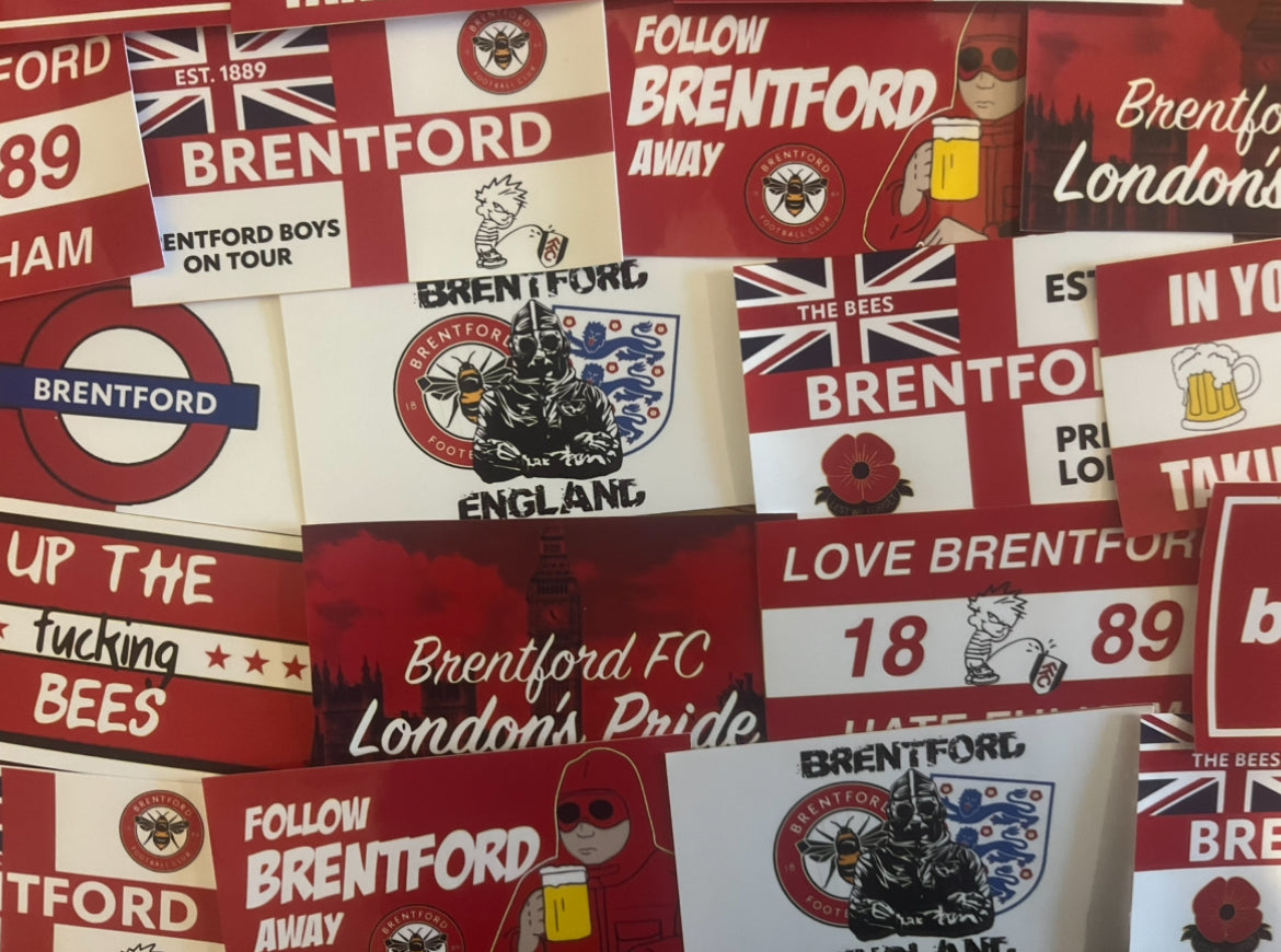 Mixed Brentford Sticker Pack