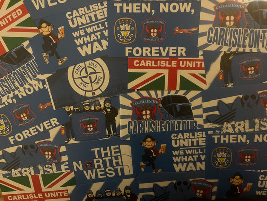 SALE Mixed Carlisle United Sticker Pack