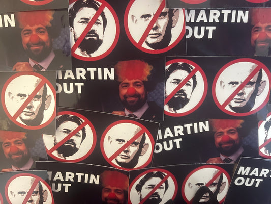 Martin & Stewart Out Rangers Stickers