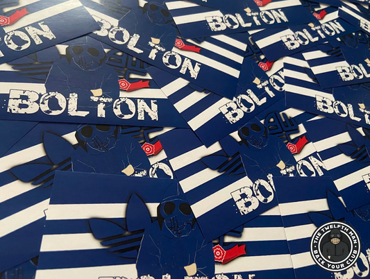 Pack of 30 Bolton Wanderers - Hooligan Stickers (12x6cm)