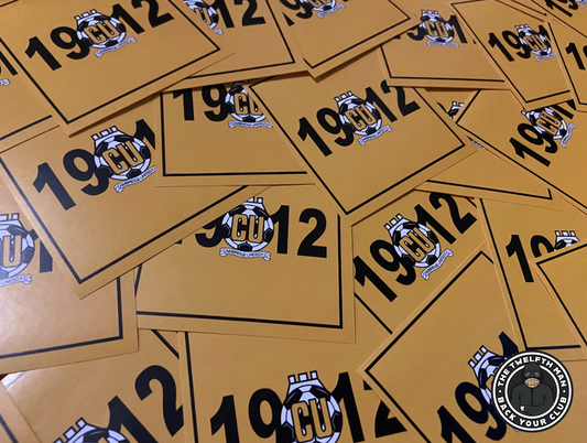 Pack of 30 Cambridge United - 1912 Stickers (7x7cm)