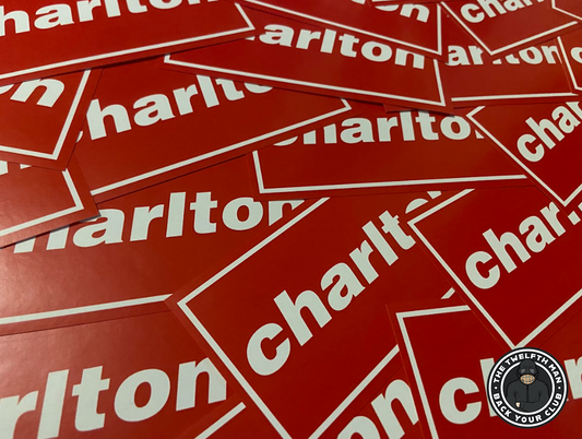 Pack of 30 Charlton Athletic - Oasis Inspired Stickers (12x6cm)