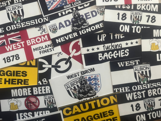 Mixed West Brom Sticker Pack
