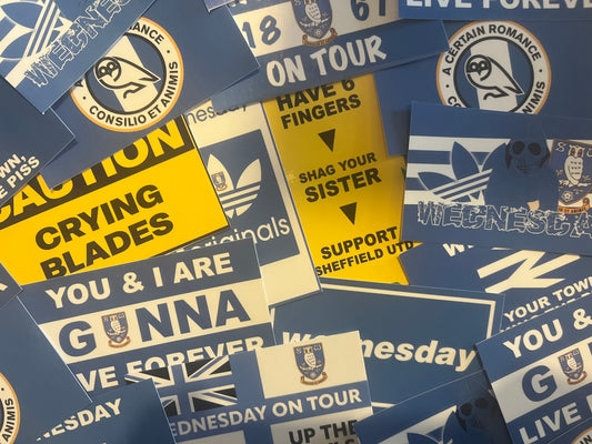 Mixed Sheffield Wednesday Sticker Pack