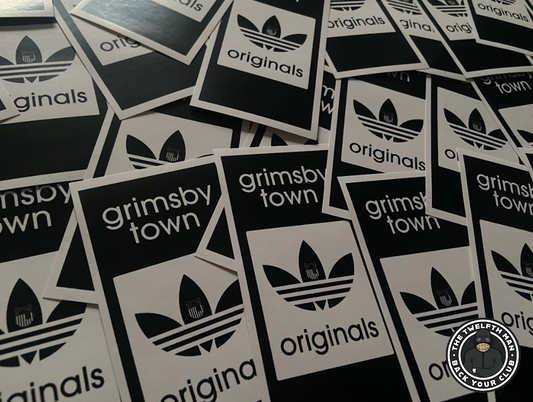 Pack of 30 Grimsby Town - Adidas Inspired Stickers (6x12cm)