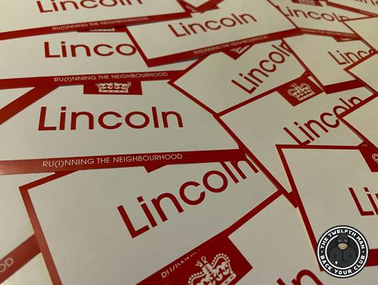 Pack of 30 Lincoln City - Weekend Offender Inspired Stickers (12x6cm)