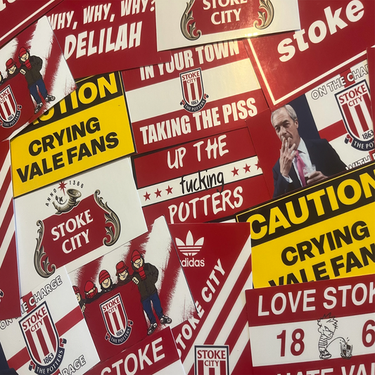 Mixed Stoke City Sticker Pack